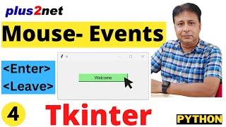 Mouse enter and leave events of a button in a Tkinter Window
