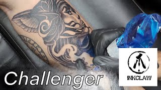 My Favorite Tattoo Machine so Far | Inkclaw Challenger Real Time