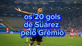 Os 20 gols de Luis Suárez com a camisa do Grêmio