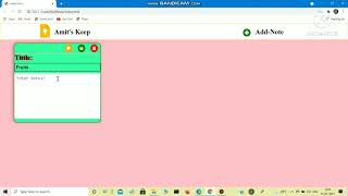 google keep clone