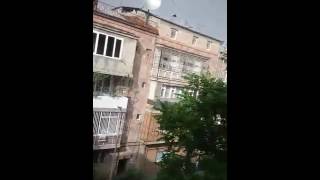 Երևանում ուժգին կարկուտ տեղաց. 04.06.2016