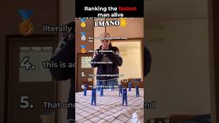 Ranking the fastest man alive 🥶⚡