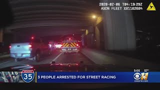 Trio Arrested For Street Racing On I-35W In Fort Worth