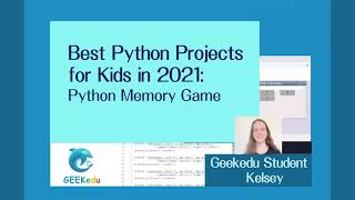 Free coding game for Teens: Memory Game in Python