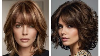 Best TOp 40+ Medium length layered Haircuts|| Bob Pixie Haircut for women's|| #viral #viralvideo