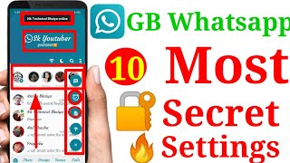 GB Whatsapp Hidden 10 important settings & Features 2022 || Sk youtuber