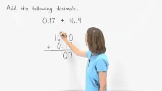 Adding Decimals | MathHelp.com