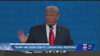 Trump, Biden debate coronavirus response