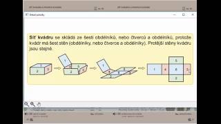 Síť kvádru, Geometrie pro 4.ročník, str. 60, úvod A