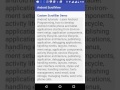 Android ScrollView - Customization & usage