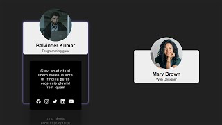 Team Section Hover Effect Using HTML and CSS