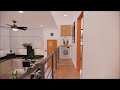 aesthetic and amazing 2 bedroom tiny house with elevated bedrooms design idea 8x8 meters only