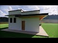 aesthetic and amazing 2 bedroom tiny house with elevated bedrooms design idea 8x8 meters only