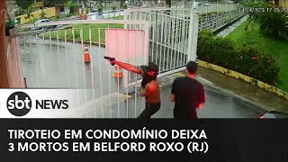 Vídeo: Tiroteio em condomínio em Belford Roxo (RJ) deixa 3 mortos e feridos