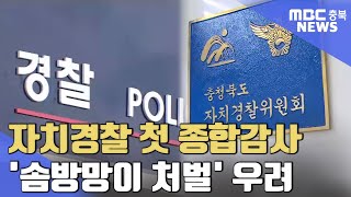 자치경찰 사무 첫 감사..'솜방망이 처벌' 우려ㅣMBC충북NEWS