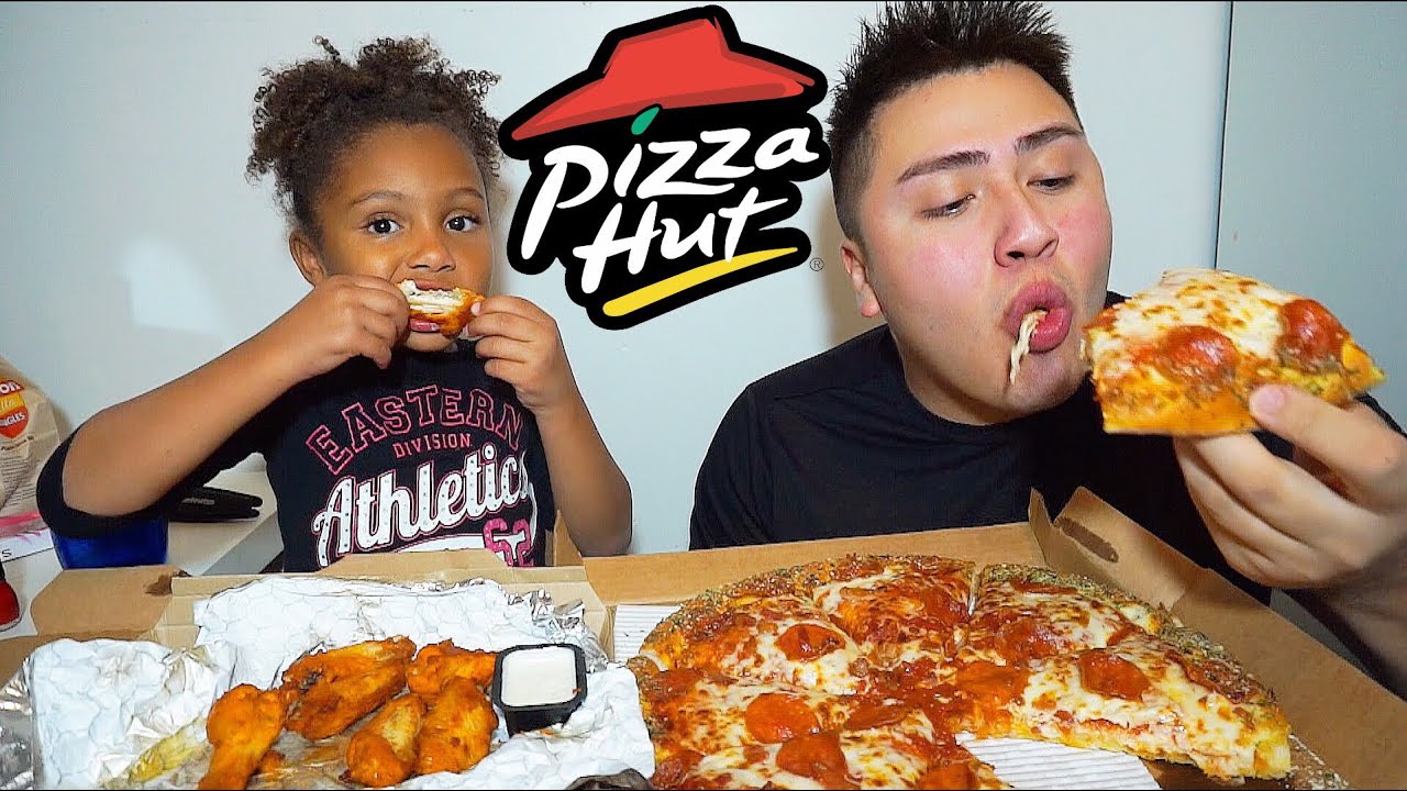 Pizza Hut Wings Mukbang Youtube