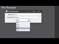 JComboBox and ItemListener | Part 2 The Example | Swing Tutorial #33