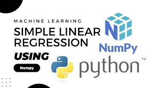 Simple Linear Regression from Scratch in Python | No Libraries Except NumPy 🚀