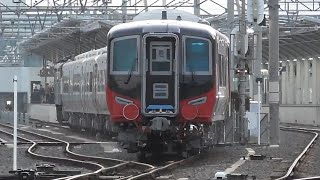 JR四国　2700系気動車(第8＋第9＋第10編成＋2800形)8両　甲種輸送　高松駅　電気機関車EF65　機回し