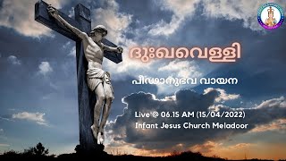 ദുഃഖവെള്ളി  - പീഢാനുഭവ വായന | 15.04.2022 | Good Friday  I 06.15 AM