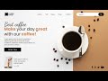 Build a Modern Coffee Website from Scratch | HTML, CSS & JS Tutorial | Responsive & Stylish Design