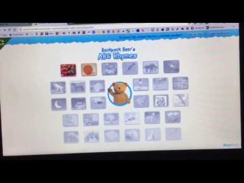 Backpack Bear Abc Rhymes - YouTube