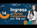 Ingreso al portal institucional