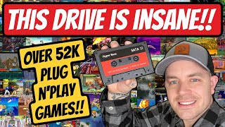 This Drive Is INSANE! Over 52K Plug N Play Games! Just Connect To PC!