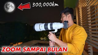 AKU BELI CAMERA BOLEH ZOOM SAMPAI BULAN! TENGOK BULAN LIVE DEPAN MATA