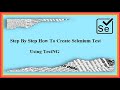 #Tutorials 2 Step by step create selenium TestNG test scripts using Eclipse