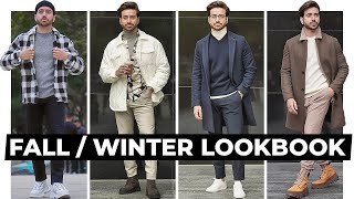 4 Stylish Fall / Winter Outfits for Men | Men's Fashion \u0026 Style