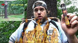 Eating The Worlds Hottest Corn Snack (20 Feet Up In A TREE) Doesn't Go As Planned | L.A. BEAST