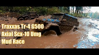 Гряземес на Traxxas TRX-4 Mercedes-Benz G500 и Axial SCX-10 ll UMG10 Unimog 6x6 Rc Perm Mud Action