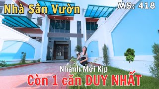 ✅ RỚT CỌC Còn 1 Căn Cuối ! Nhà Sân Vườn Gần Bình Chánh RẺ NHẤT - Thúy Kiều bán nhà vườn chính chủ