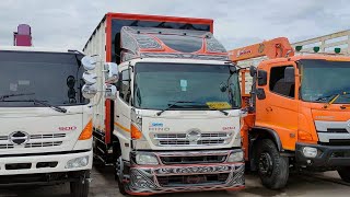 หกล้อตู้สิบบาน HINO MEGA 500 เก็บสีพร้อมแต่ง ตู้กว้าง 240 เซ็นติเมตร