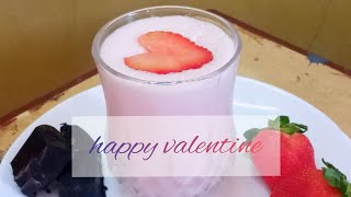 ❤surprise your valentine or gift yourself this creamy shake on Feb 14th ❤ #youtubeshorts #valentines