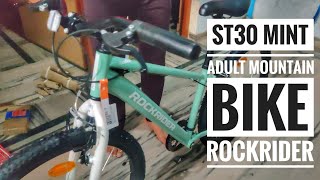 ST 30 - Mint Adult Mountain Bike Rockrider ( 7 Speed Gear - Unboxing \u0026 Review By Rockrider Decathlon