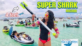 REVIEW PWC and BOAT Anchor - SUPER SPORT SANDSHARK ANCHOR #JetSki #Seadoo #CrabIsland #SandShark