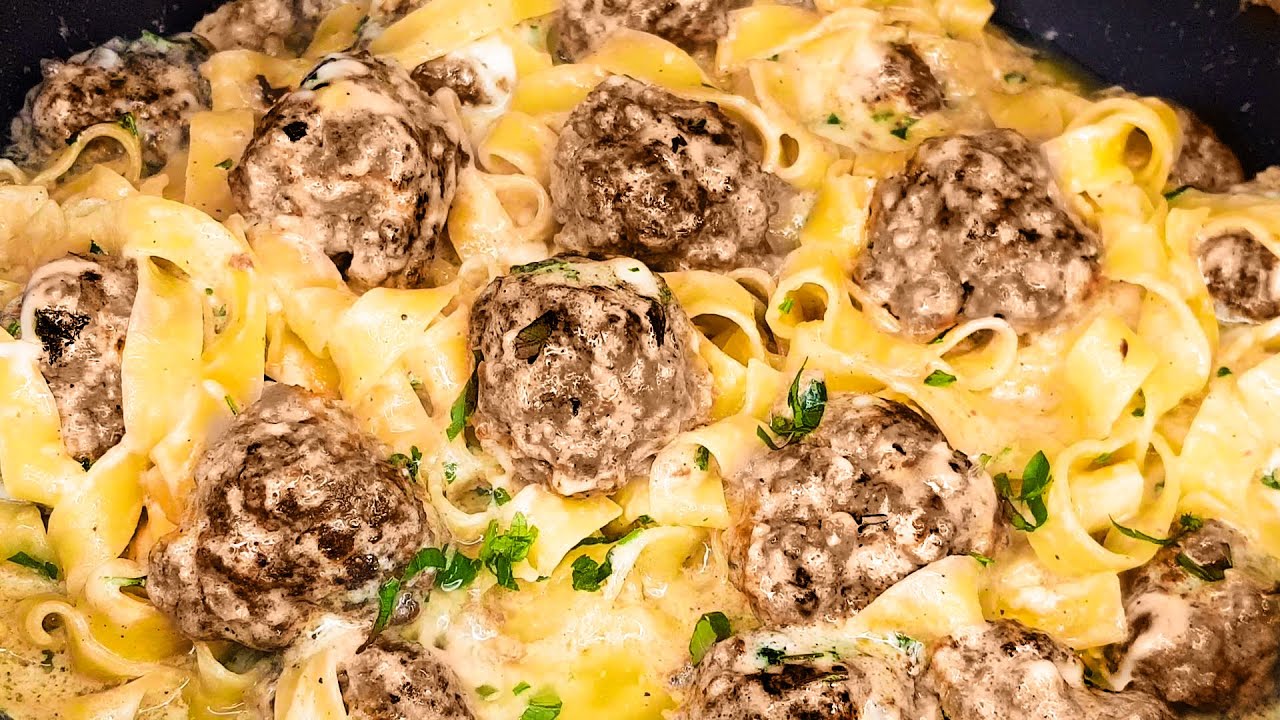 One Pot Swedish Meatballs & Egg Noodles – Instant Pot Teacher