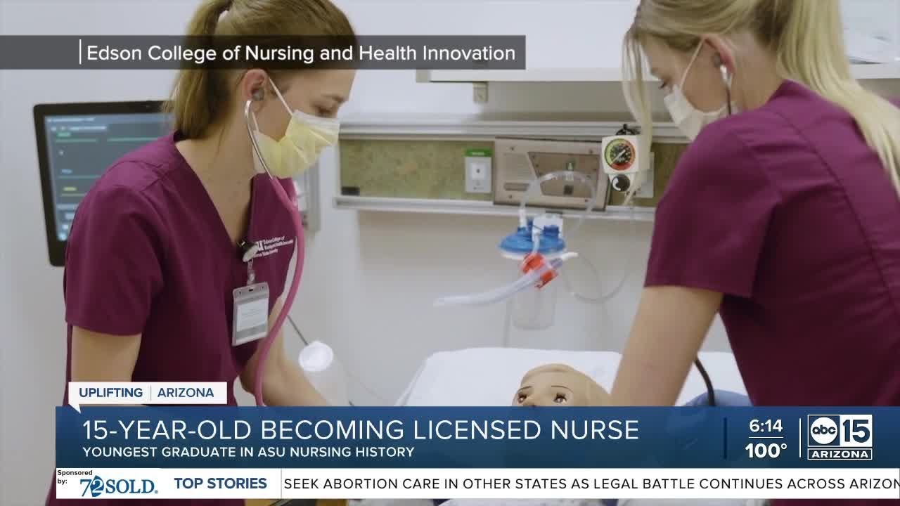 Valley 15 year-old is becoming a licensed nurse