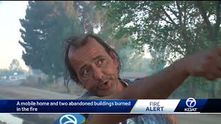 Junkyard fire grows to engulf three buildings in Socorro