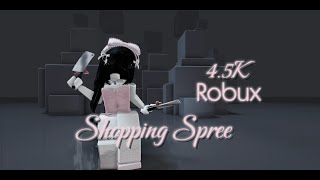 4.5k Robux shopping spree! // birthday special! + Mm2 Murderer round!