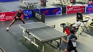 Men's Singles Quarter Finals - Achanta Sharath Kamal (PSPB) vs Anthony Amalraj (PSPB)