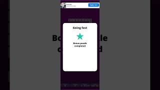 One Clue Crossword | Bonus Puzzle | "Going Fast" | Answer