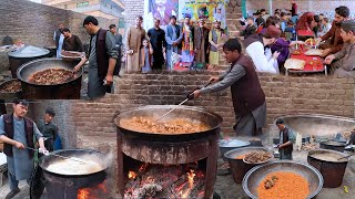 Village wedding ceremony in Afghanistan | Traditional Marriage food Preparation