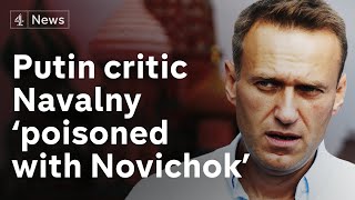 Russian opposition leader Alexei Navalny poisoned with Novichok, says Germany