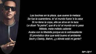 Sech, Daddy Yankee, J Balvin   Sal Y Perrea REMIX LETRA