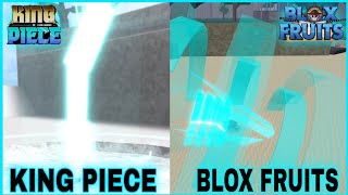 WHICH IS BETTER!! BLOX FRUITS ( ELECTRIC ) & KING PIECE ( ELECTRO ) SHOWCASE