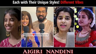 Aigiri Nandini Mashup | Anukriti x Sachet Parampara x Maithili Thakur x Sooryagayathri