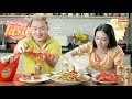 mukbang with ganzberg beer eat giant crab u0026 eat squid amazingtasteep08